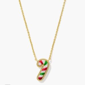 NWT Kendra Scott Candy Cane Pendant Necklace